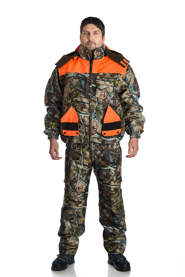 Ловен костюм Хънтър бомбър - кленова гора с мембрана